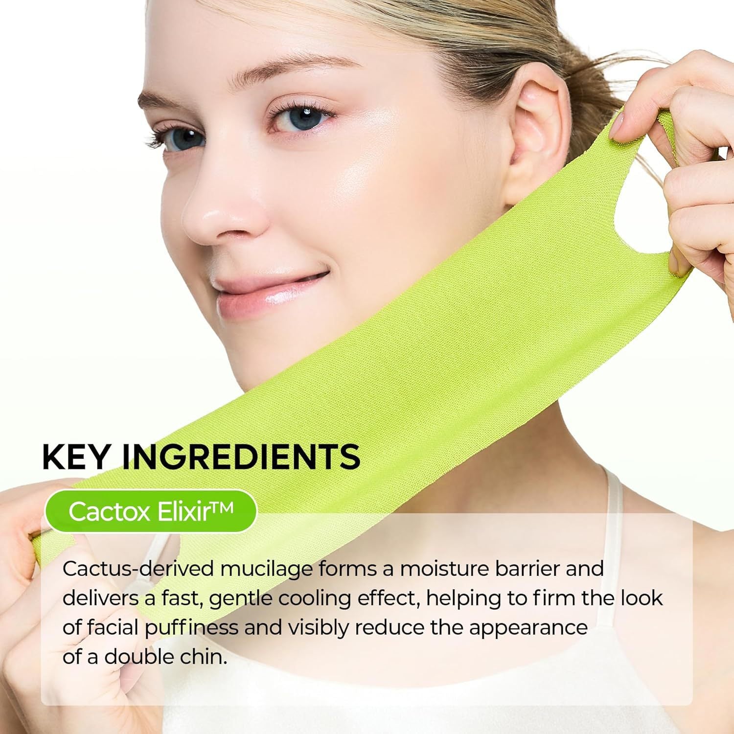 RESET: Cactus Cooling V-Up Lifting Face Mask