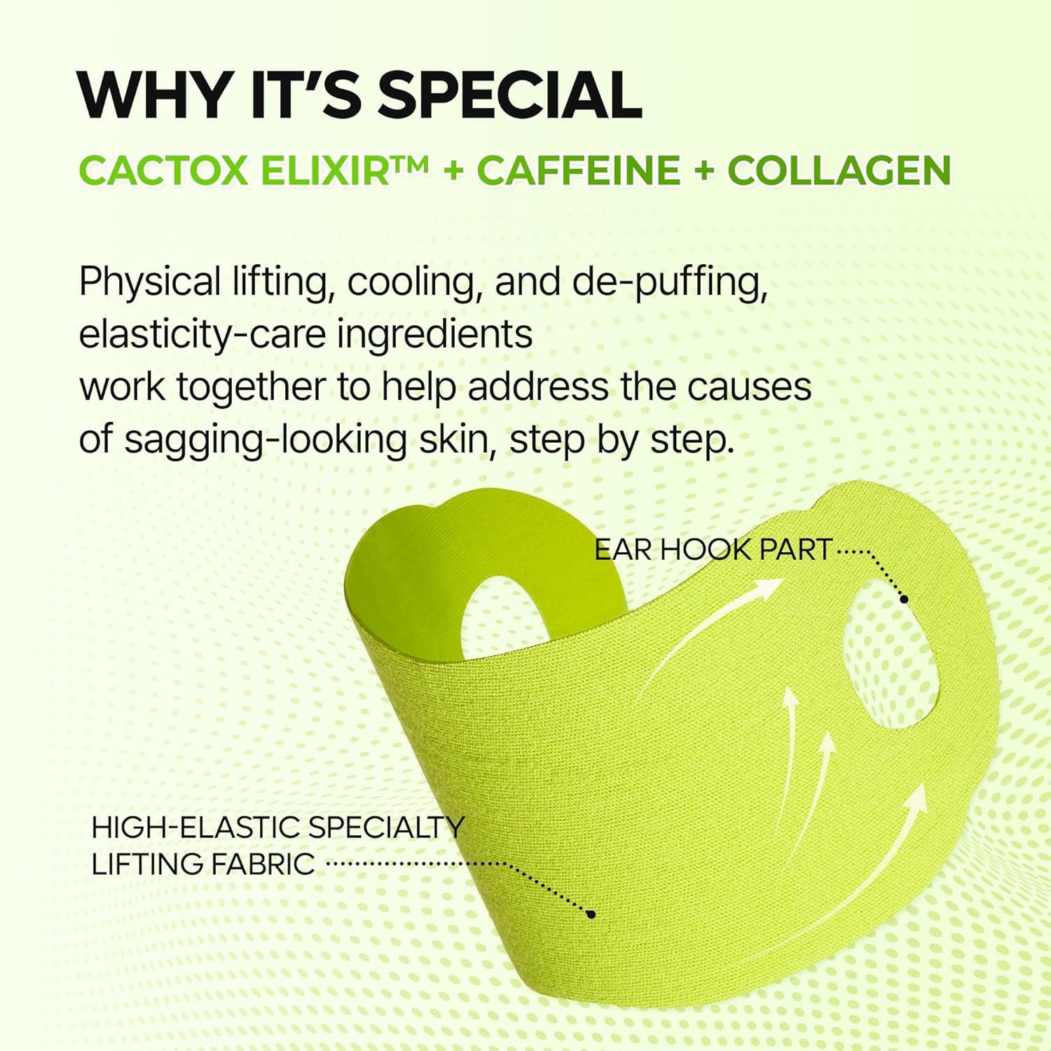 RESET: Cactus Cooling V-Up Lifting Face Mask
